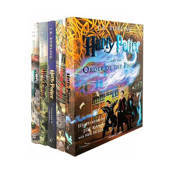 کتاب Harry Potter Collection - Illustrated Edition 1 to 5