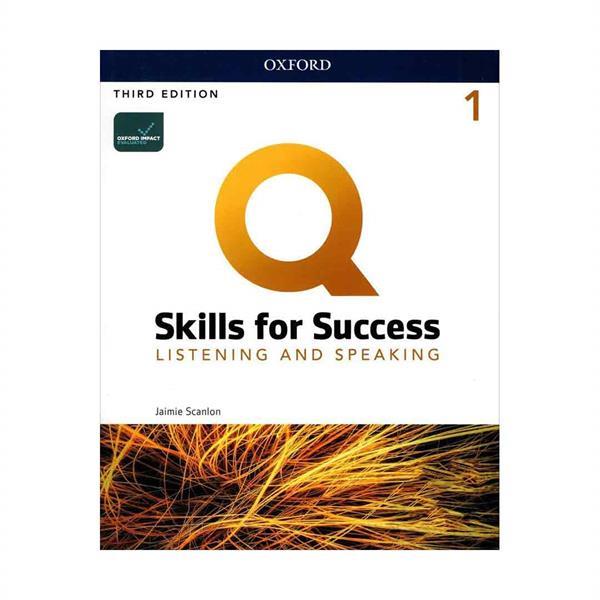 خرید کتاب Q Skills for Success 1 Listening and Speaking 3th + DVD