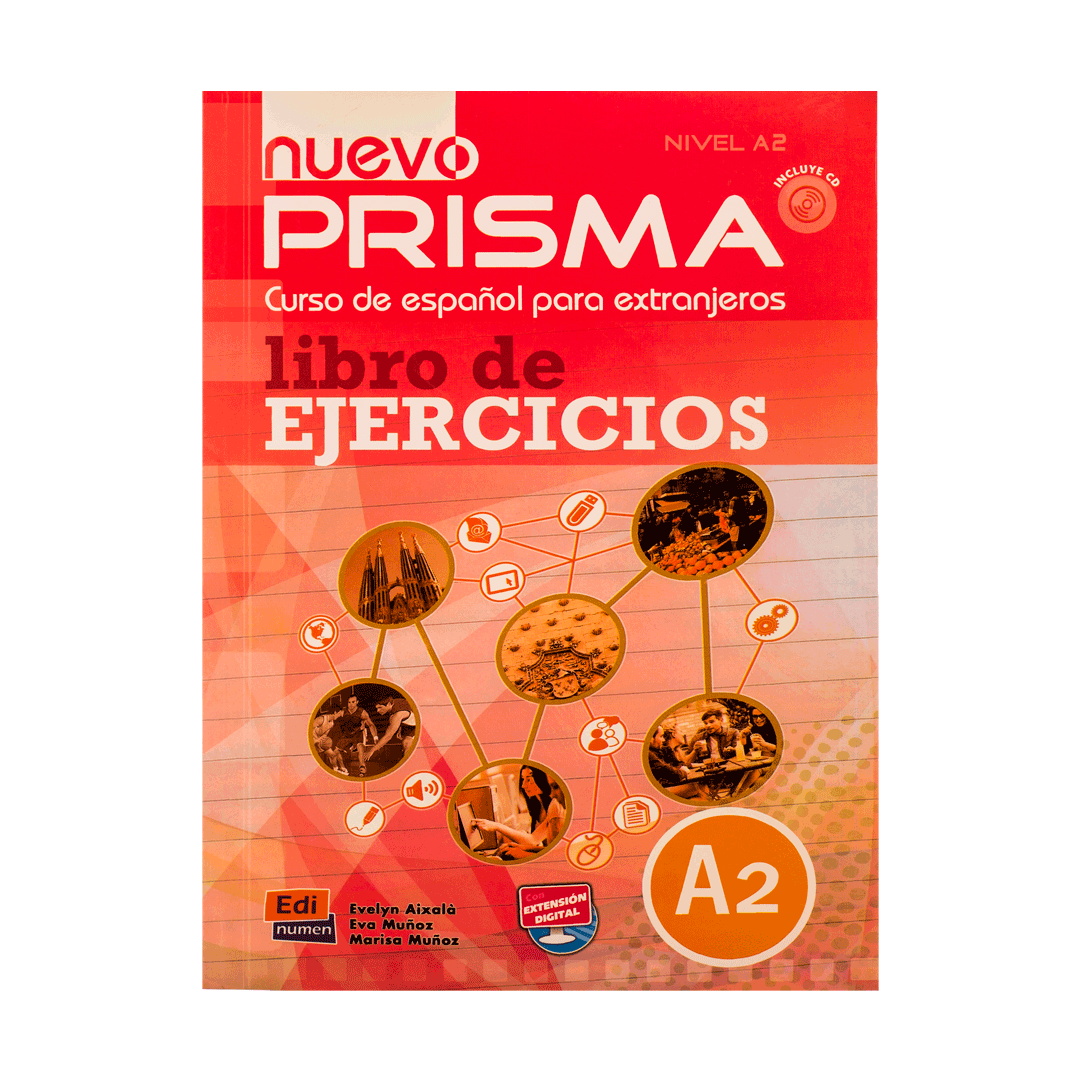 Nuevo Prisma A2 Libro De Ejercicios Suplementarios Spanish Book - 