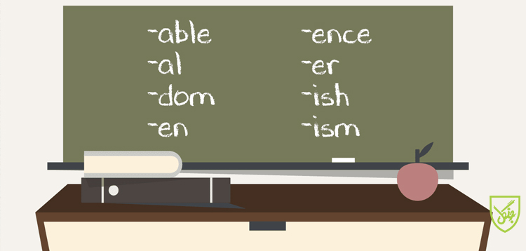 آموزش کاربردی‌ترین پسوندها در انگلیسی