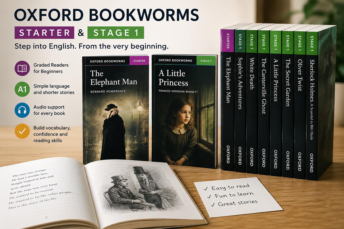 کتاب Oxford Bookworms با سطح Starter & Stage 1