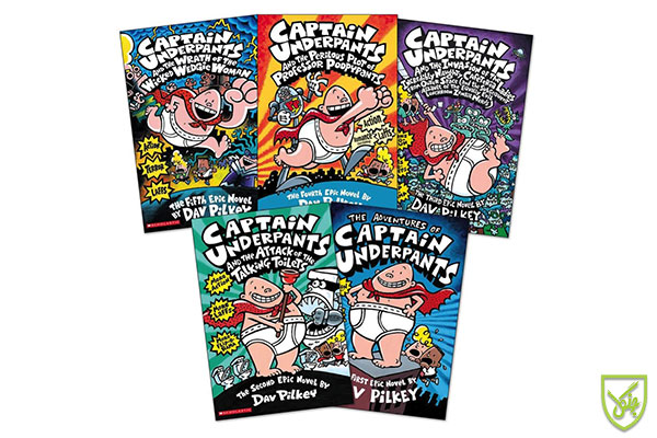 مجموعه captain underpants از بهترین داستان انگلیسی سطح متوسط