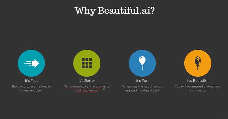 Beautiful.ai، اولین نرم‌افزار تولید اسلاید برپایه هوش مصنوعی