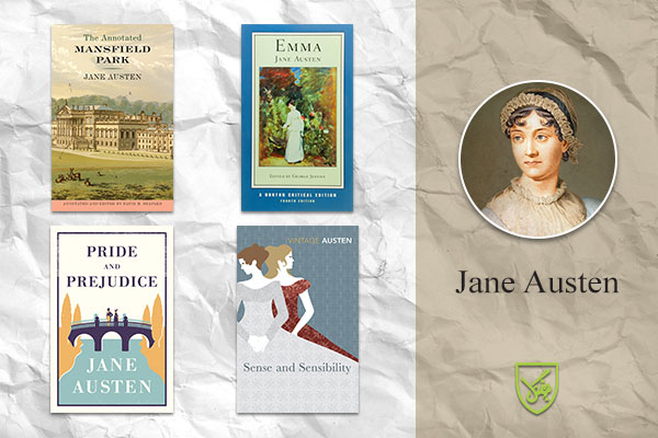 Jane Austen جین آستین از بهترین نویسندگان زن ادبیات