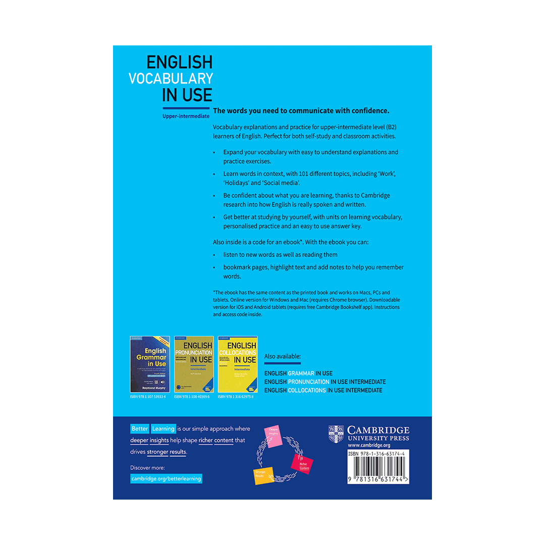 English vocabulary in use 4巻セット Cambridge English Vocabulary in Use - Special Exercise Book